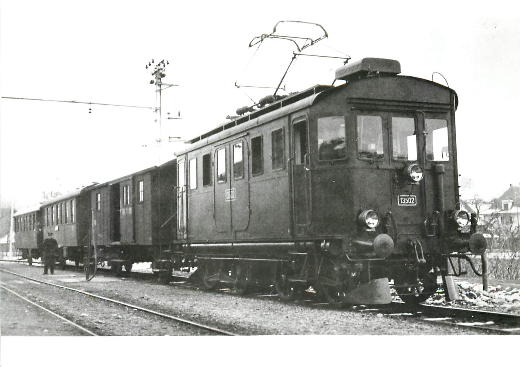 CPM 1933-1940 verkehrte die SBB-Probelok Ce 4/4 13502 ''Marianne''