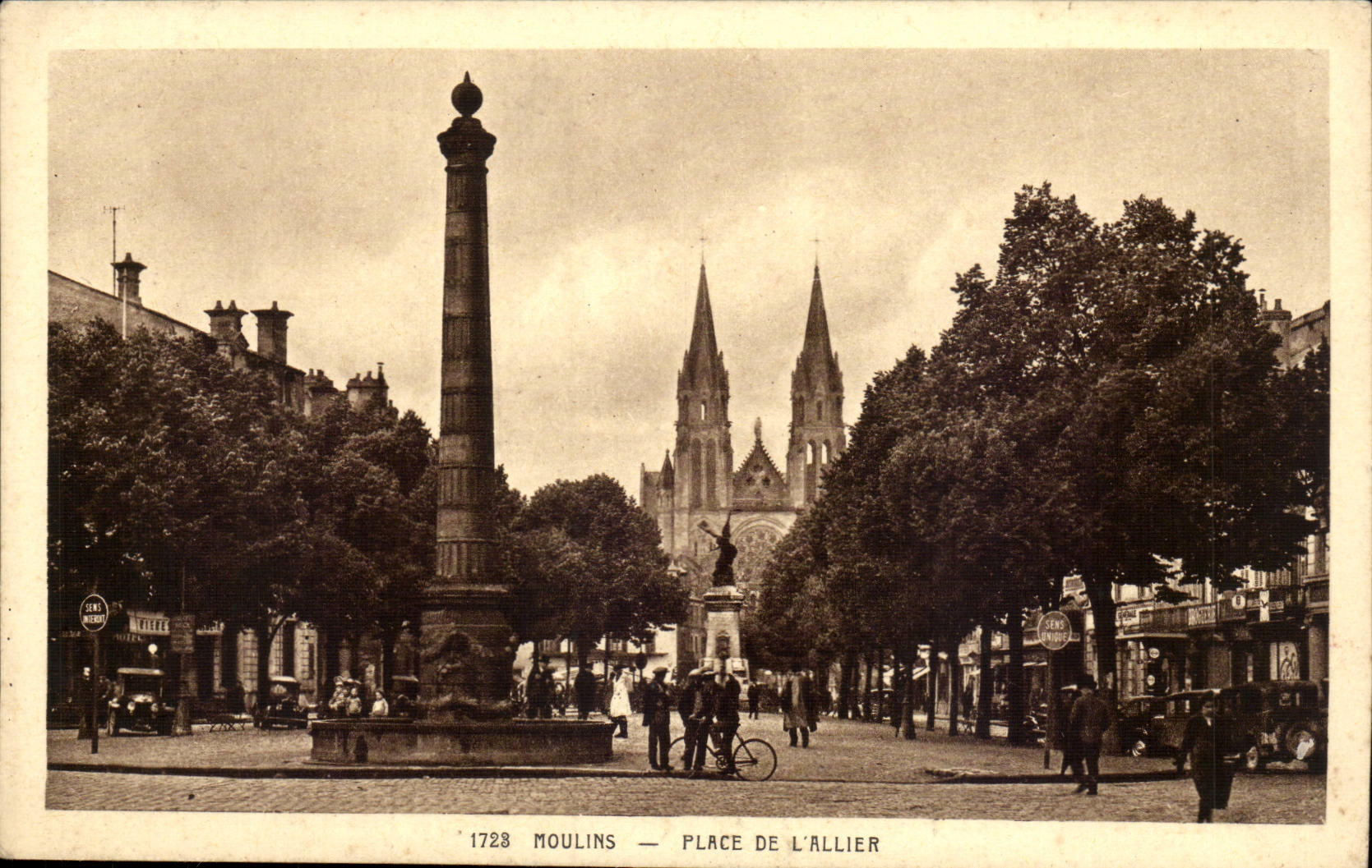 mills - Place to combine it - bicycle - CPA