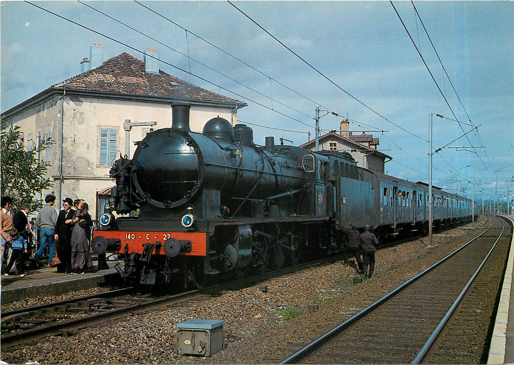 CPM SNCF Locomotive à vapeur (charbon) 140 C 27