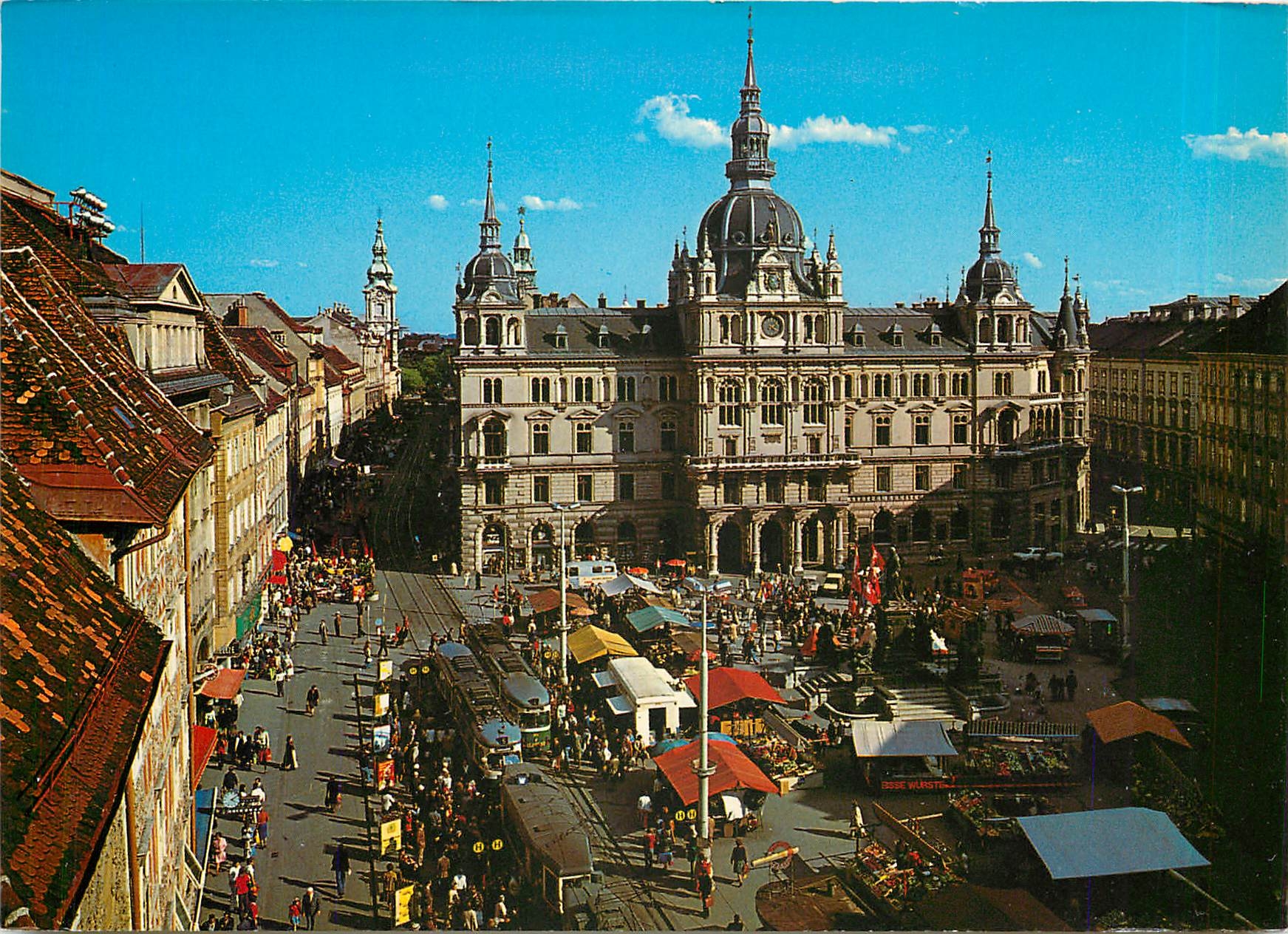 CPM Graz - Hauptplatz mit Rathaus Stelemark _ Osterreich