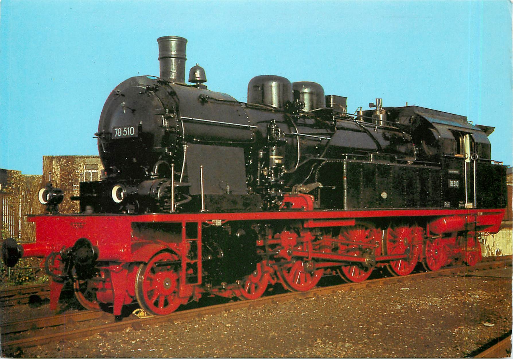 CPM personenzug-dampflokomotive 78 510 der DB ehemals preussische T18