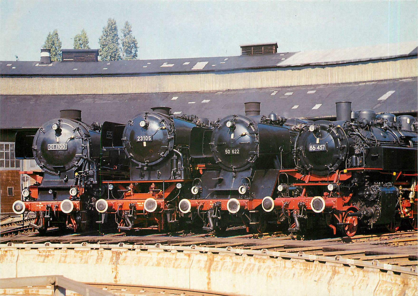 CPM Dampflokomotiv-Parade im Bw Nuremberg Hbf 50 622