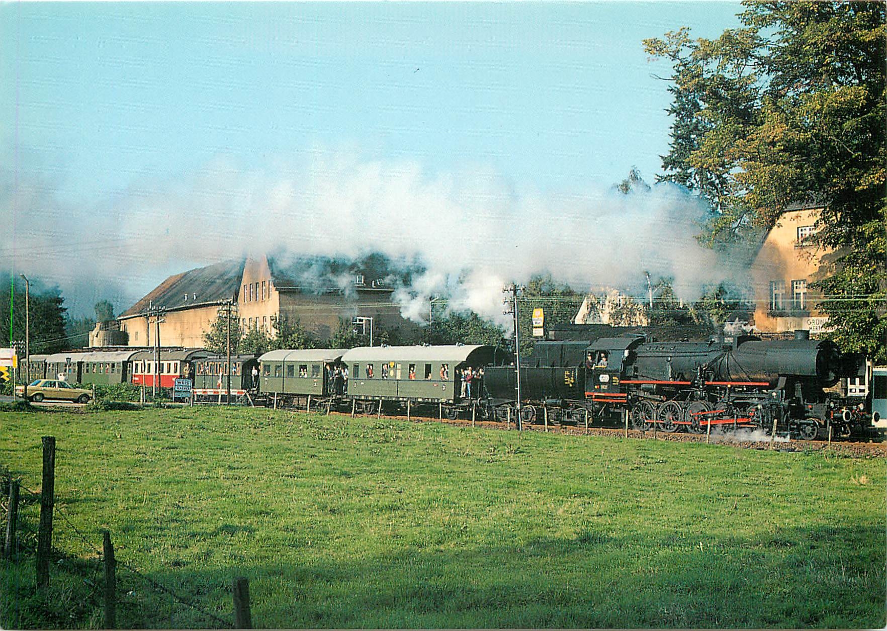 CPM GAR - Dampflok 5621 mit historischem Zug bei Grunhaus-Mertesdorf