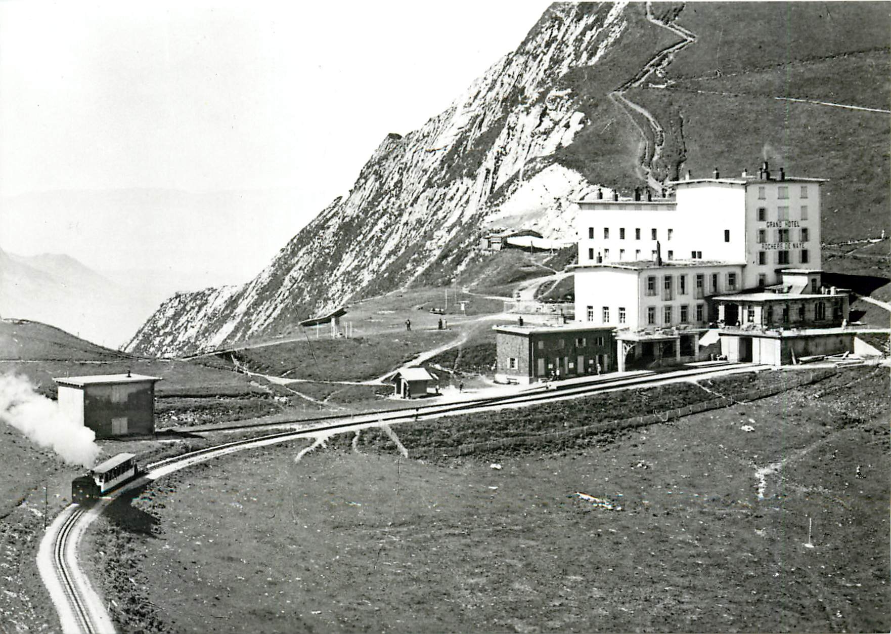 CPM Arrivée aux Rochers de Naye