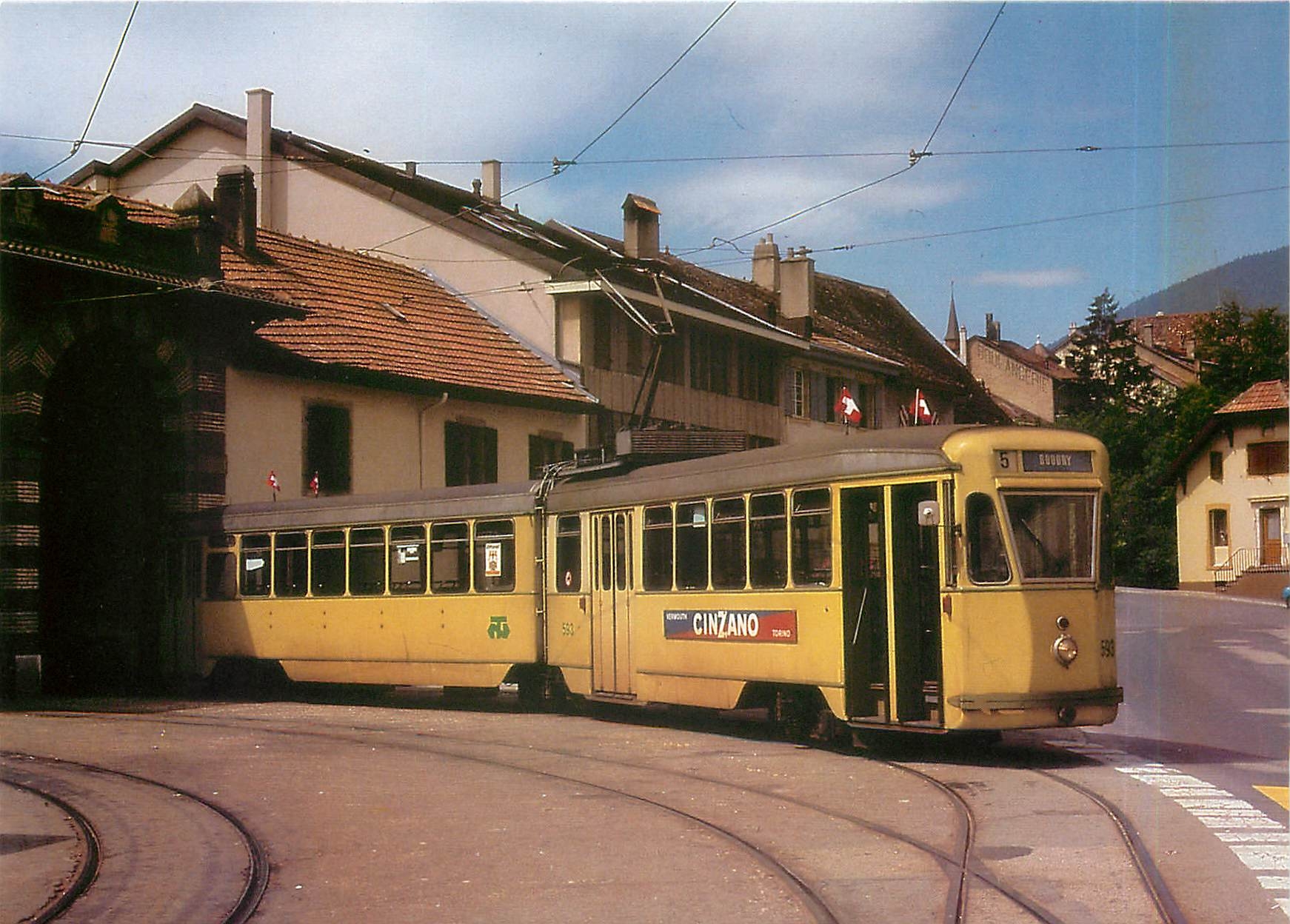 CPM Die La Coudre-Chaumont Bahn NCh bei Neuenburg verkehrt