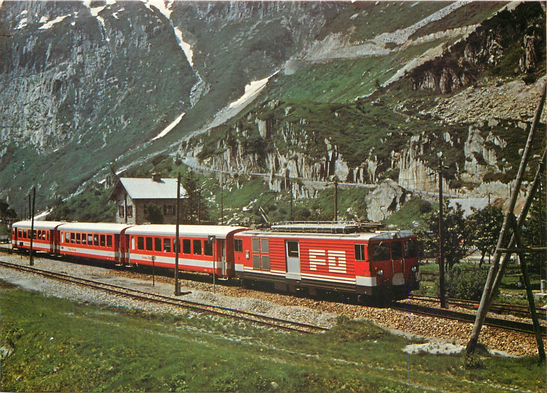 CPM Ein neuer Pendeizug mit Triewagen FD Dah 4/4 91 (Slm/BBC 1979)