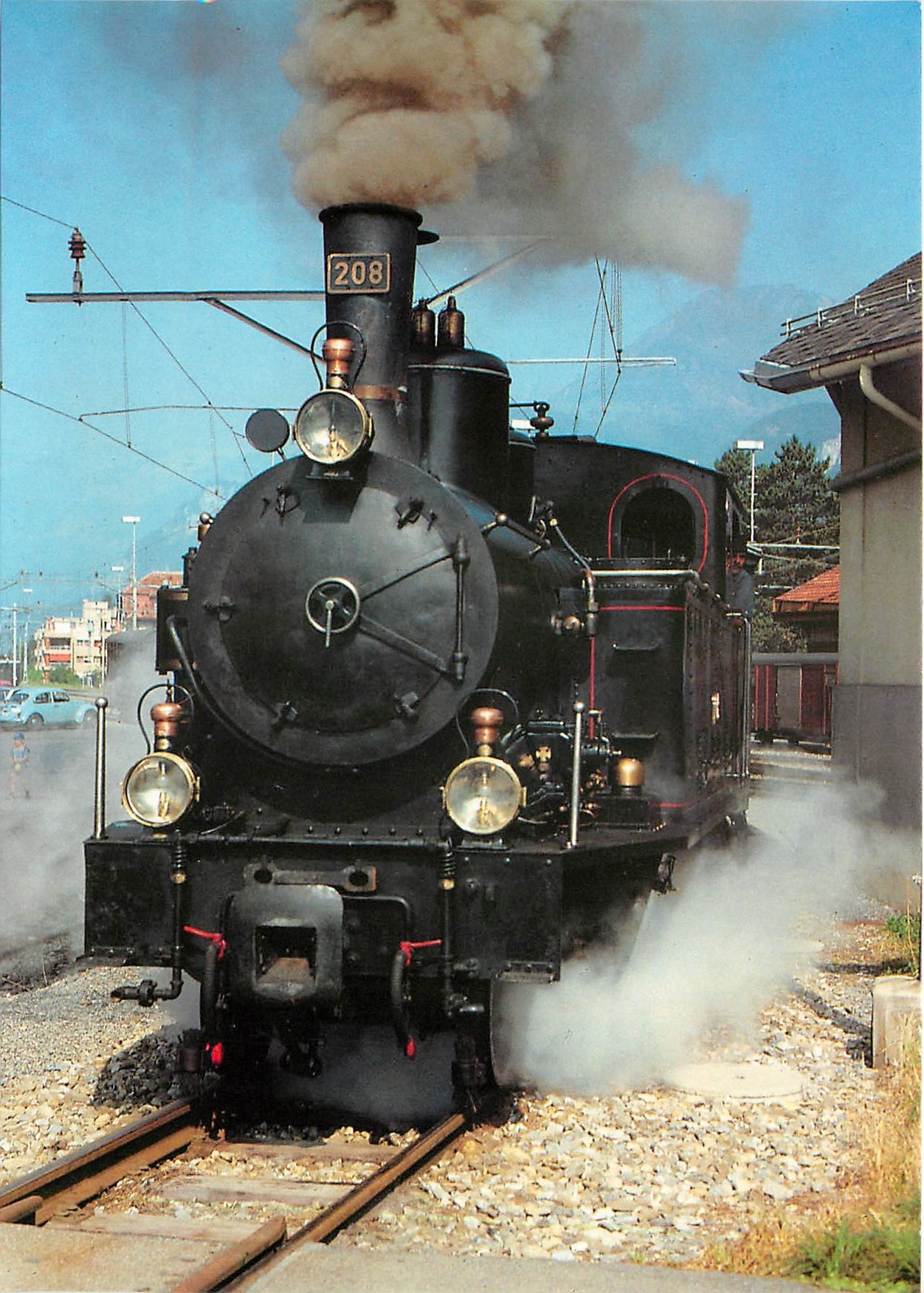 CPM Die museal erhalterne Brunig-Talbahnlokomotive G 3/4 208