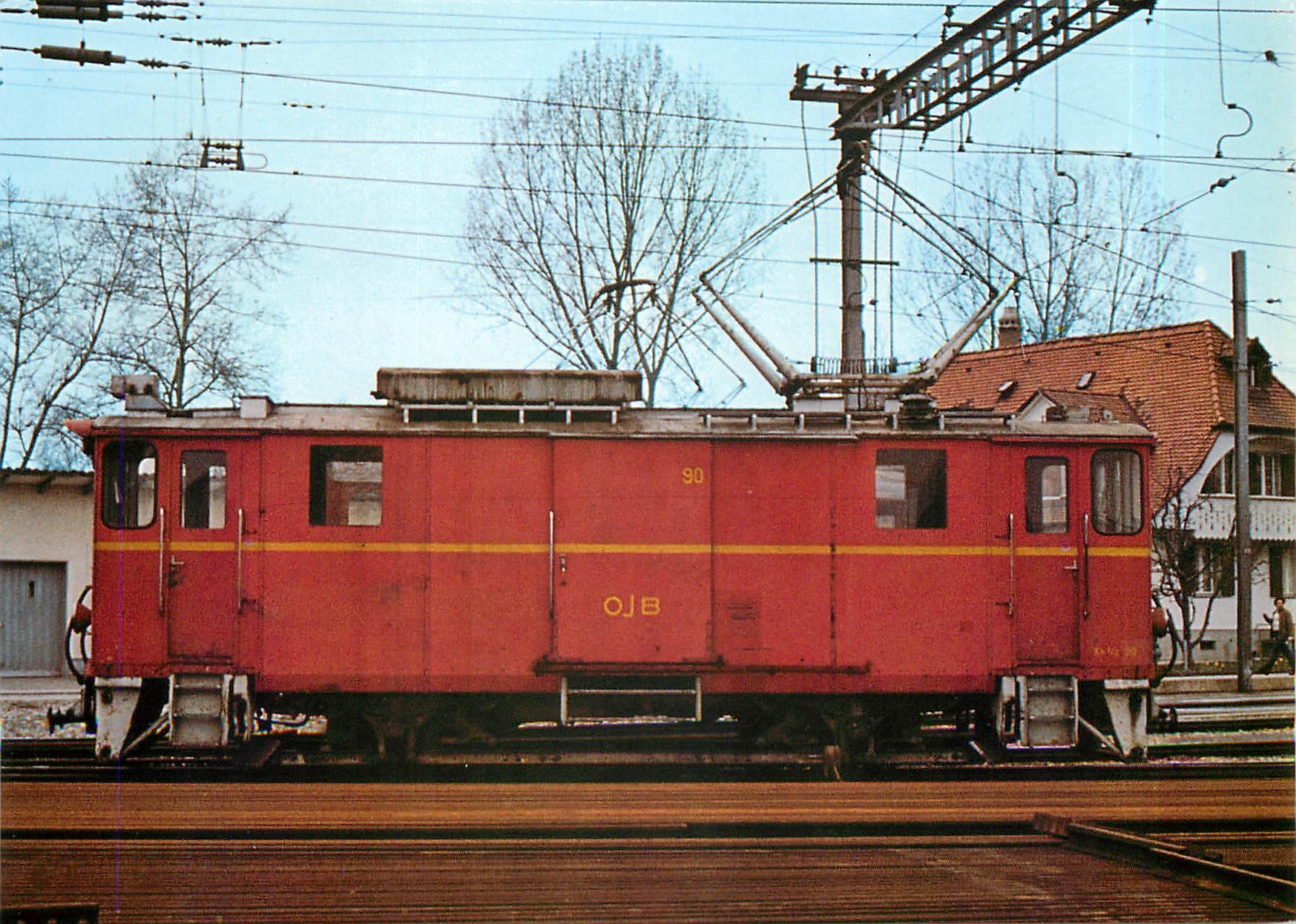 CPM Der von der Sernftalbahn ubernommene Xe 2/2 22 war bel der Oberaargau-Jura Bahn selten im Einsat