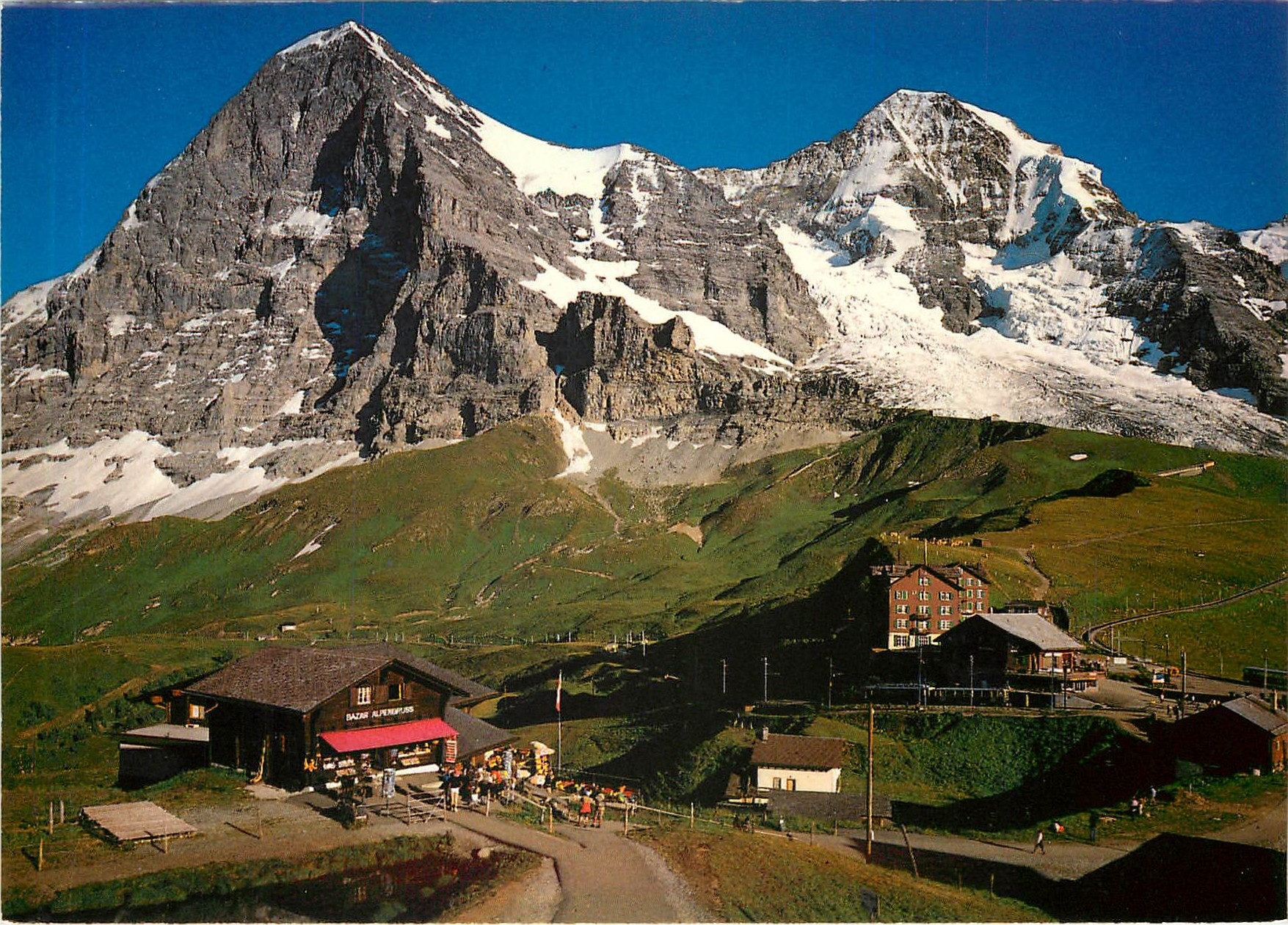 CPM 36270 Kleine Scheidegg 2061m Eiger-Nordwand Monch