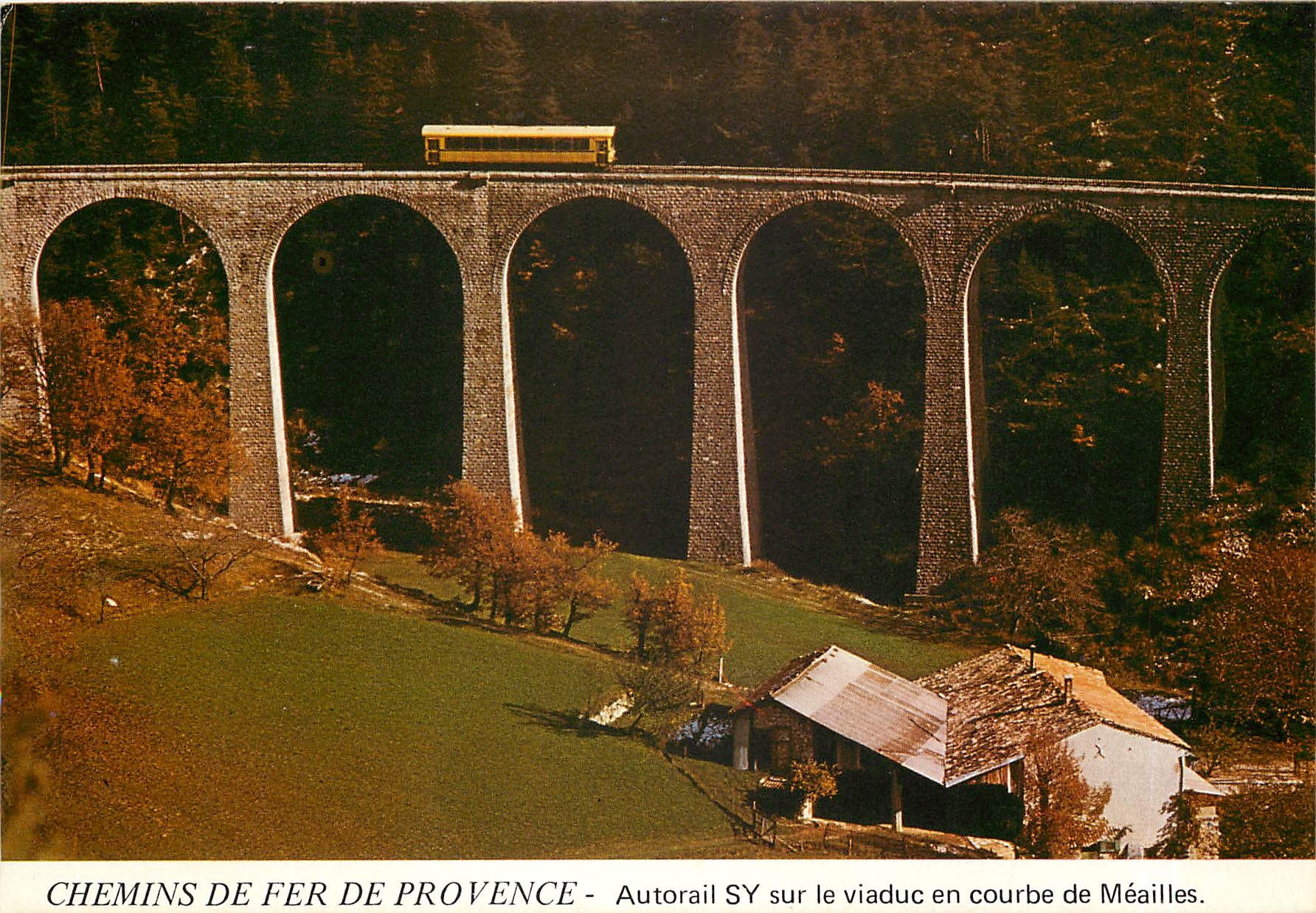 CPM Les Chemins de fer de Provence exploitent à voie étroite qui relie NICE  à DIGNE (150KM) par les