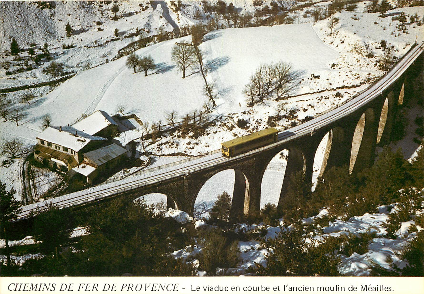CPM Cette ligne de chemi de fer à voie étroite relie NICE à DIGNE. Parant de la cote d'Azur  elle mo