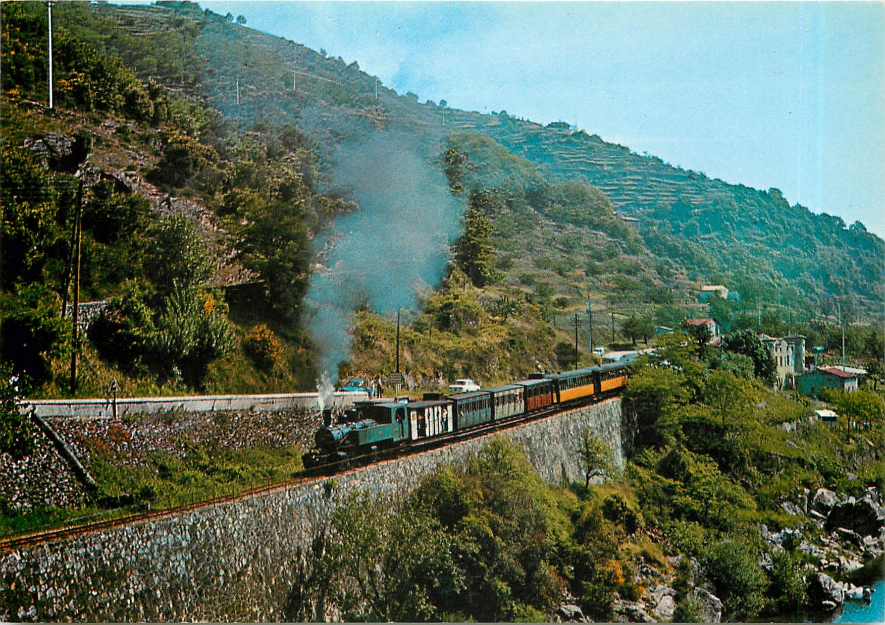 CPM CHEMIN DE FER DU VIVARAIS LIGNE TOURISTIQUE TOURNON - LAMASTRE