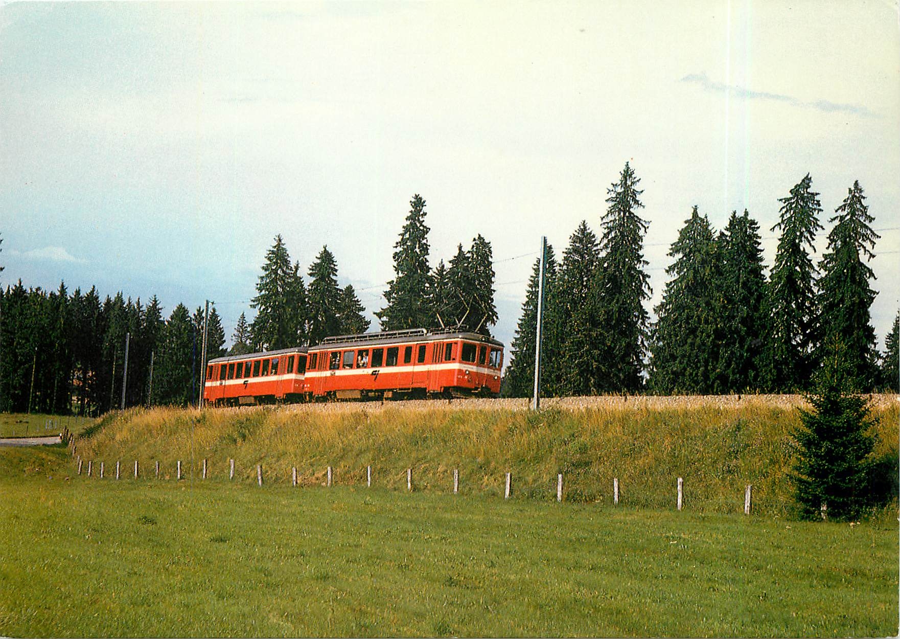 CPM LES CHEMINS DE FER DU JURA (CJ)