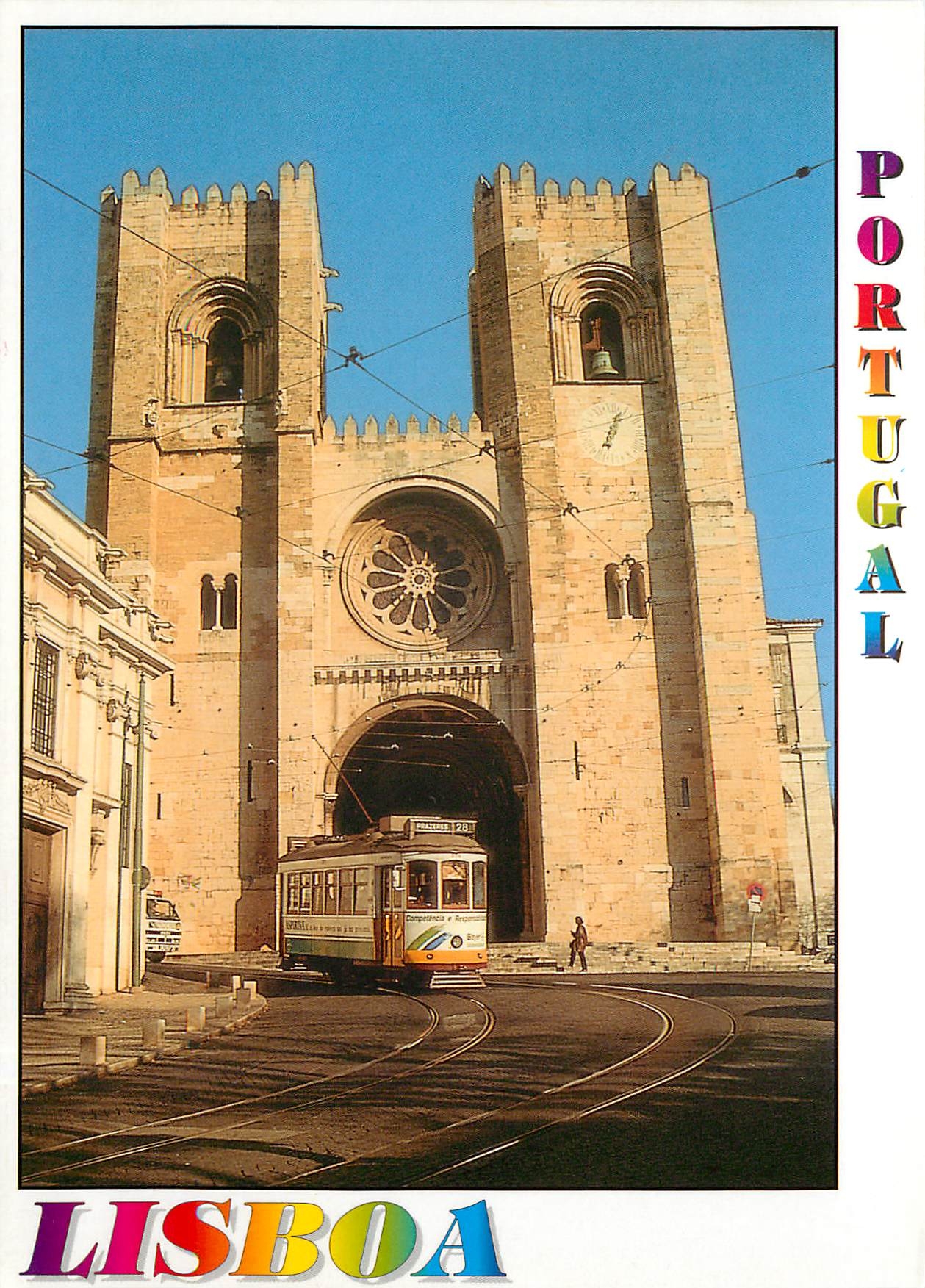 CPM "LISBONNE: la Cathedral. Surnomeé Eglise de ""Santa Maria Mator"