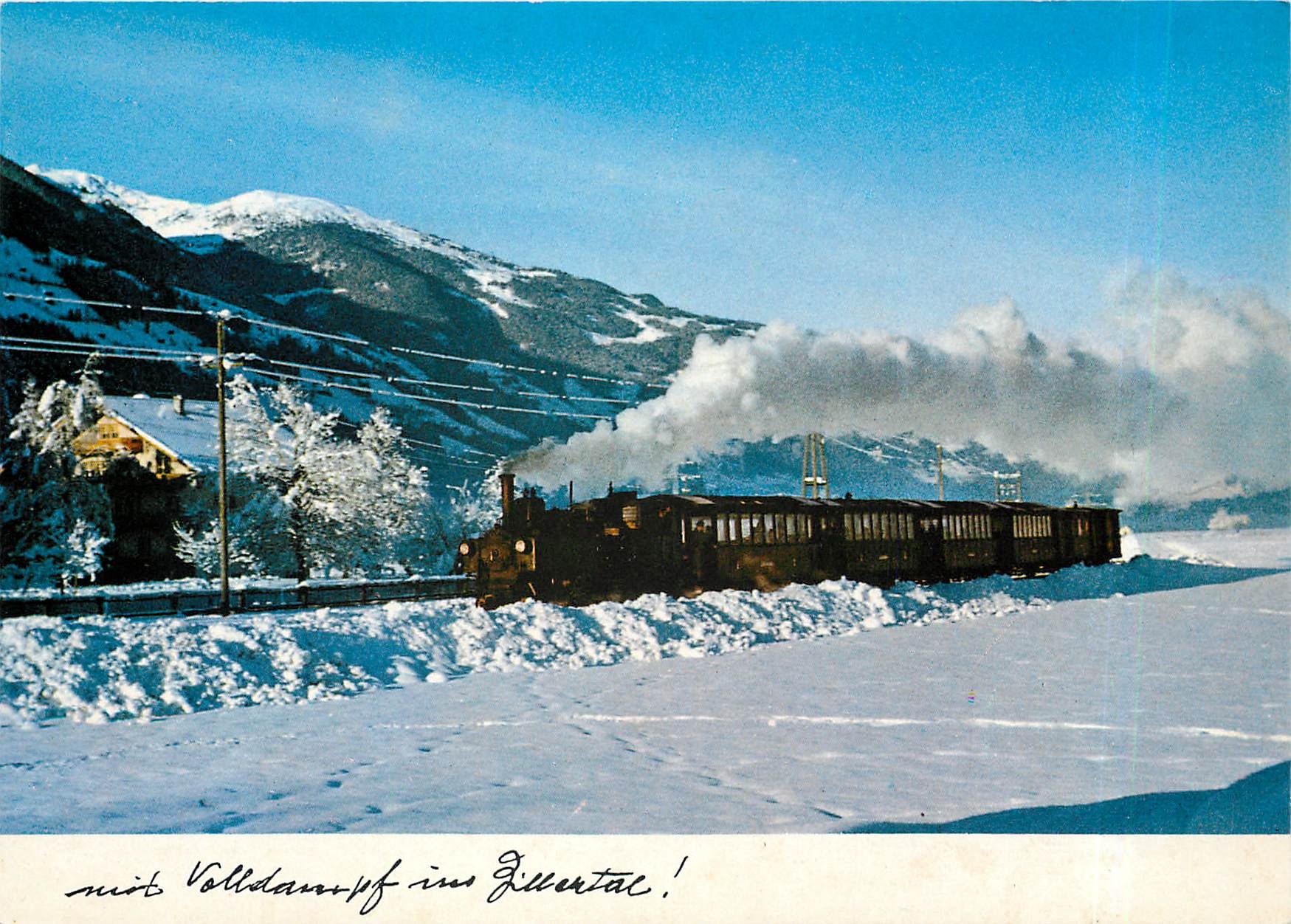 CPMEine der letzten Kleinbahnen Osterreichs fuhrt nach MAYRHOFEN im Zillertal