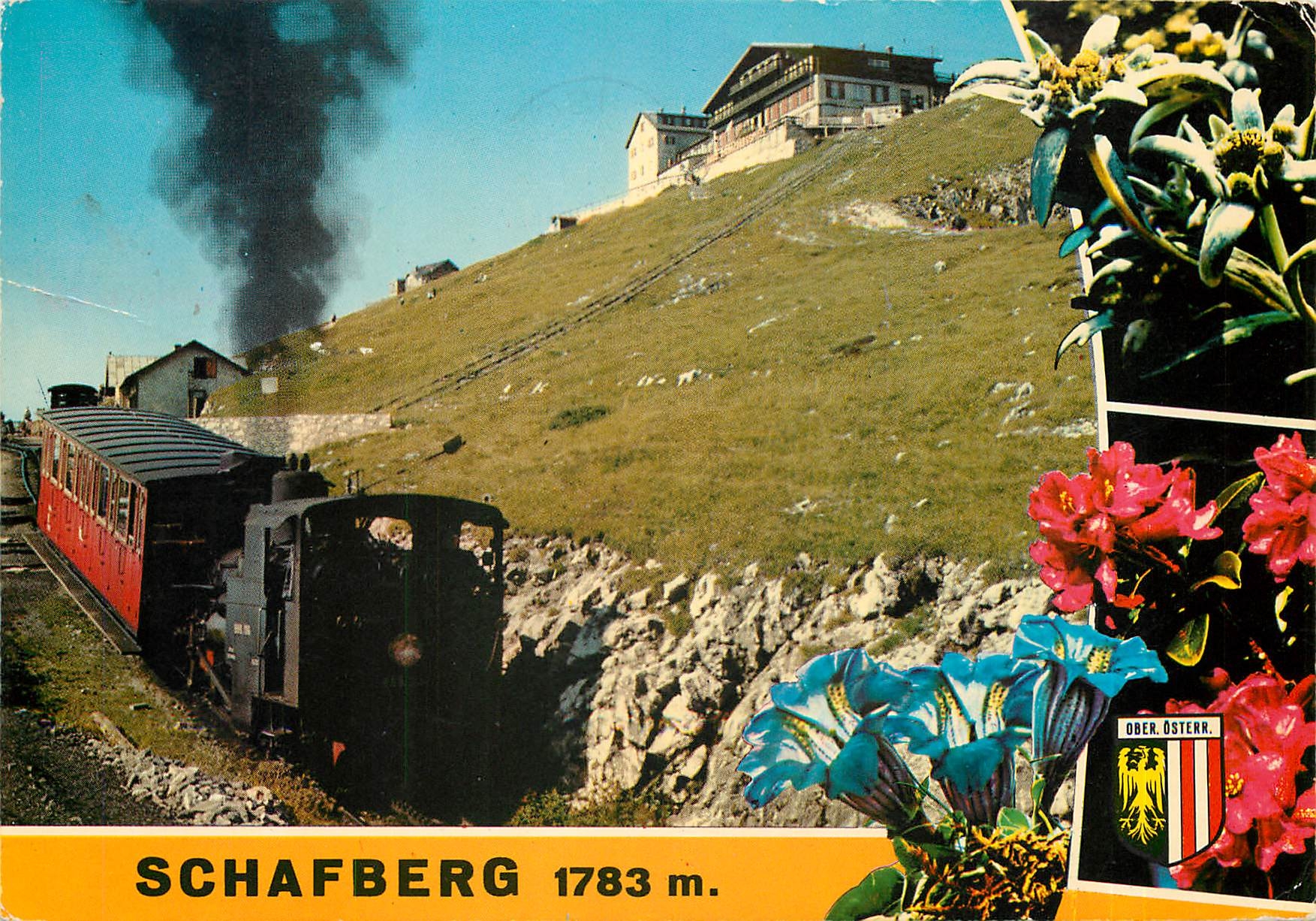 CPM Le sommet du Schafberg et chemin de fer