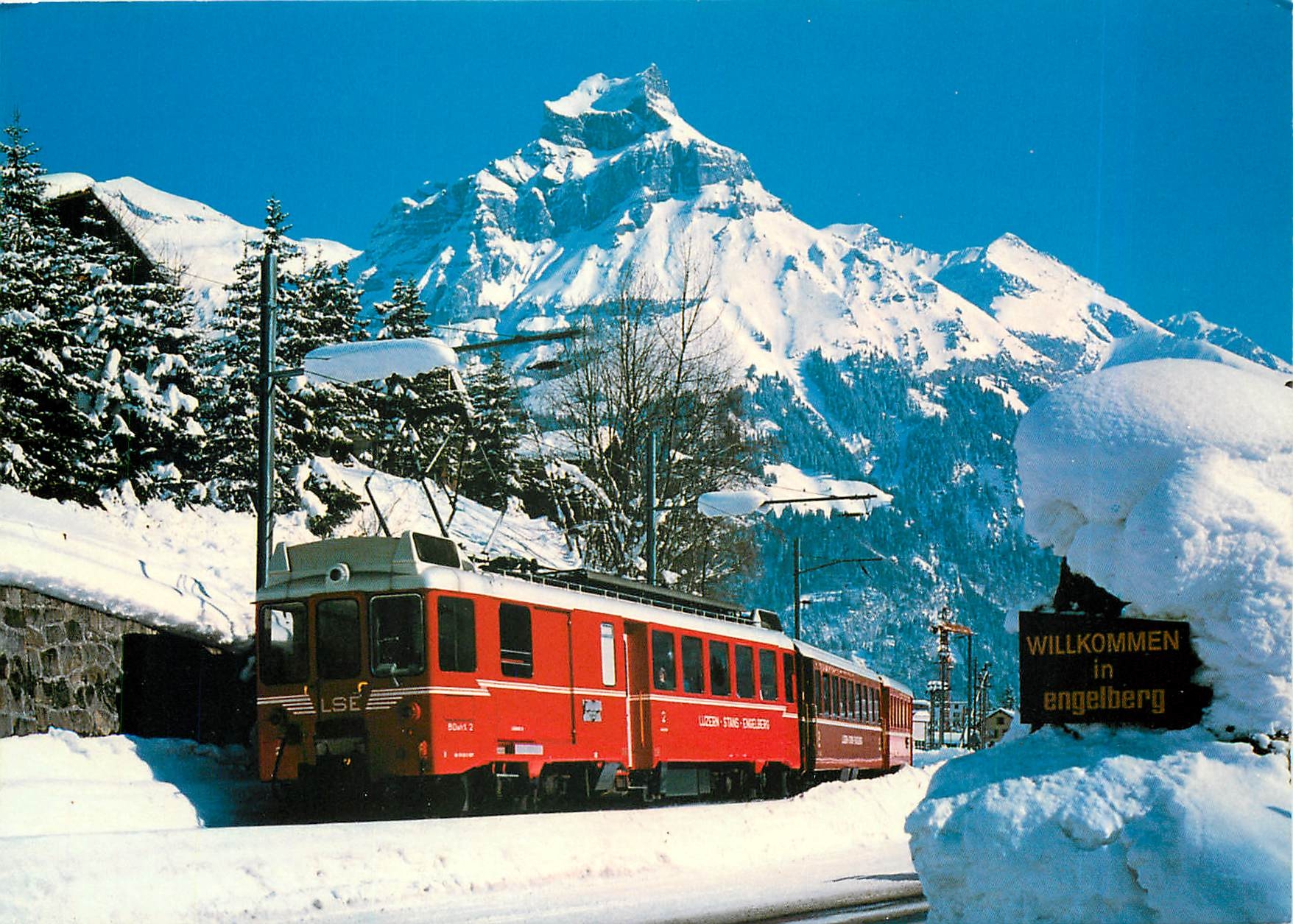 CPM Luzern-Stans-Engelberg-Bahn Mit Halmen