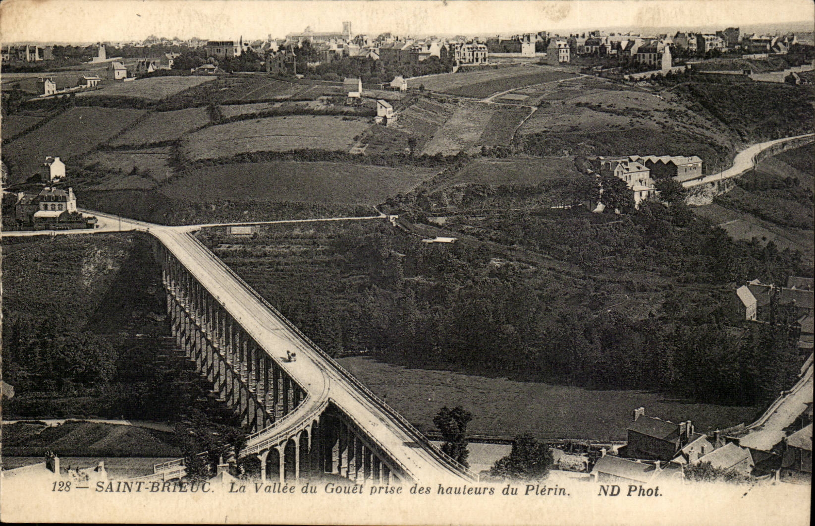 Saint Brieuc CPA the valley of Gouet taken heights of Plerin