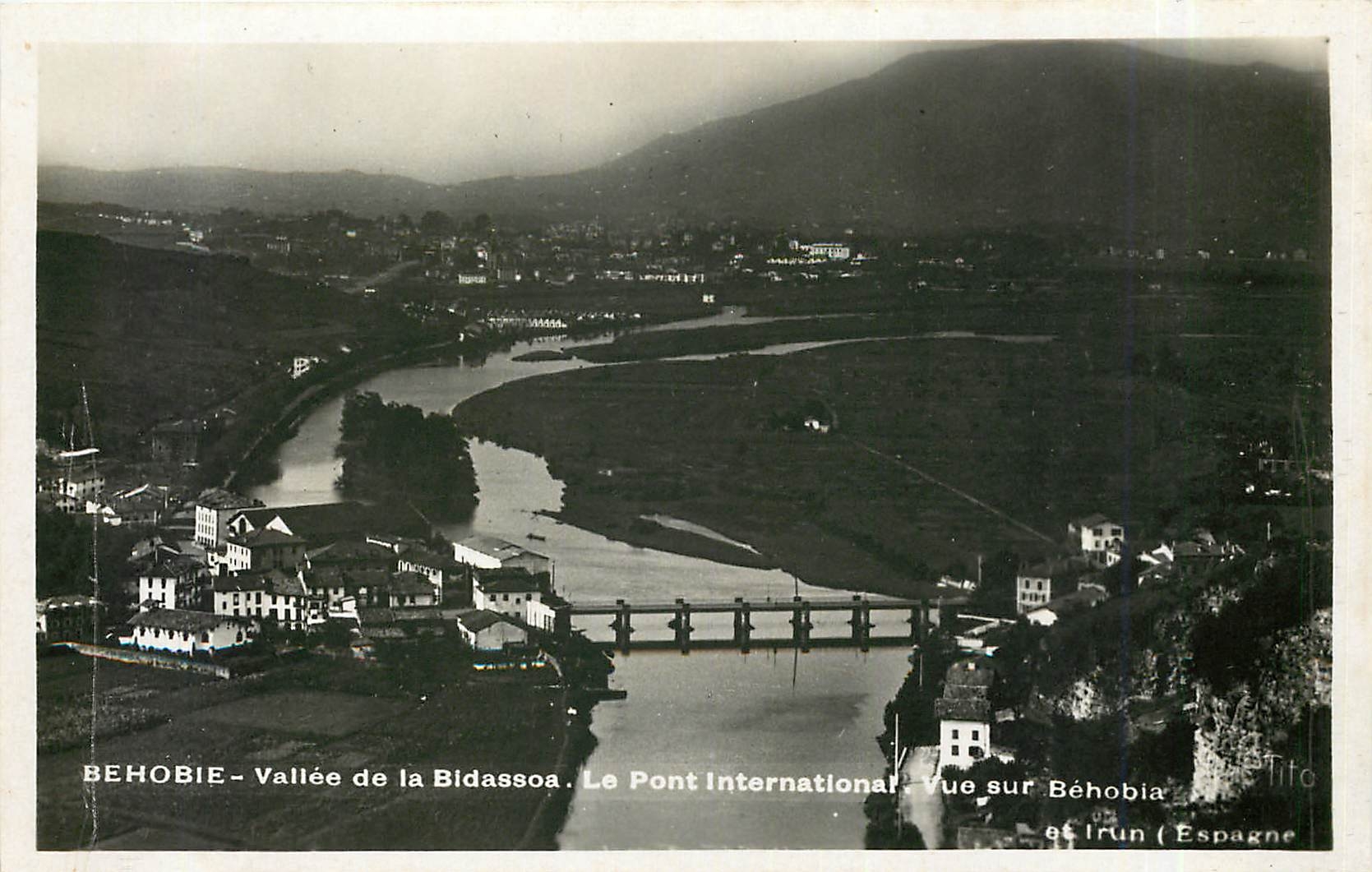 CPA BOHEBIE-Vallée de la Bidassoa.Le Pont International