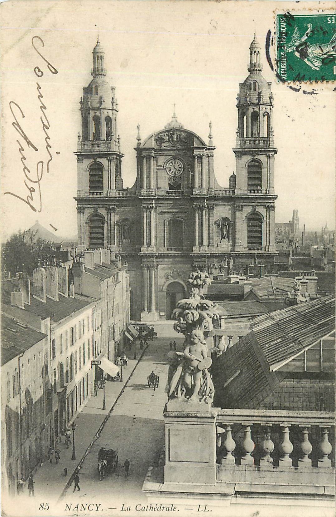 CPA NANCY- La Cathédrale-LL