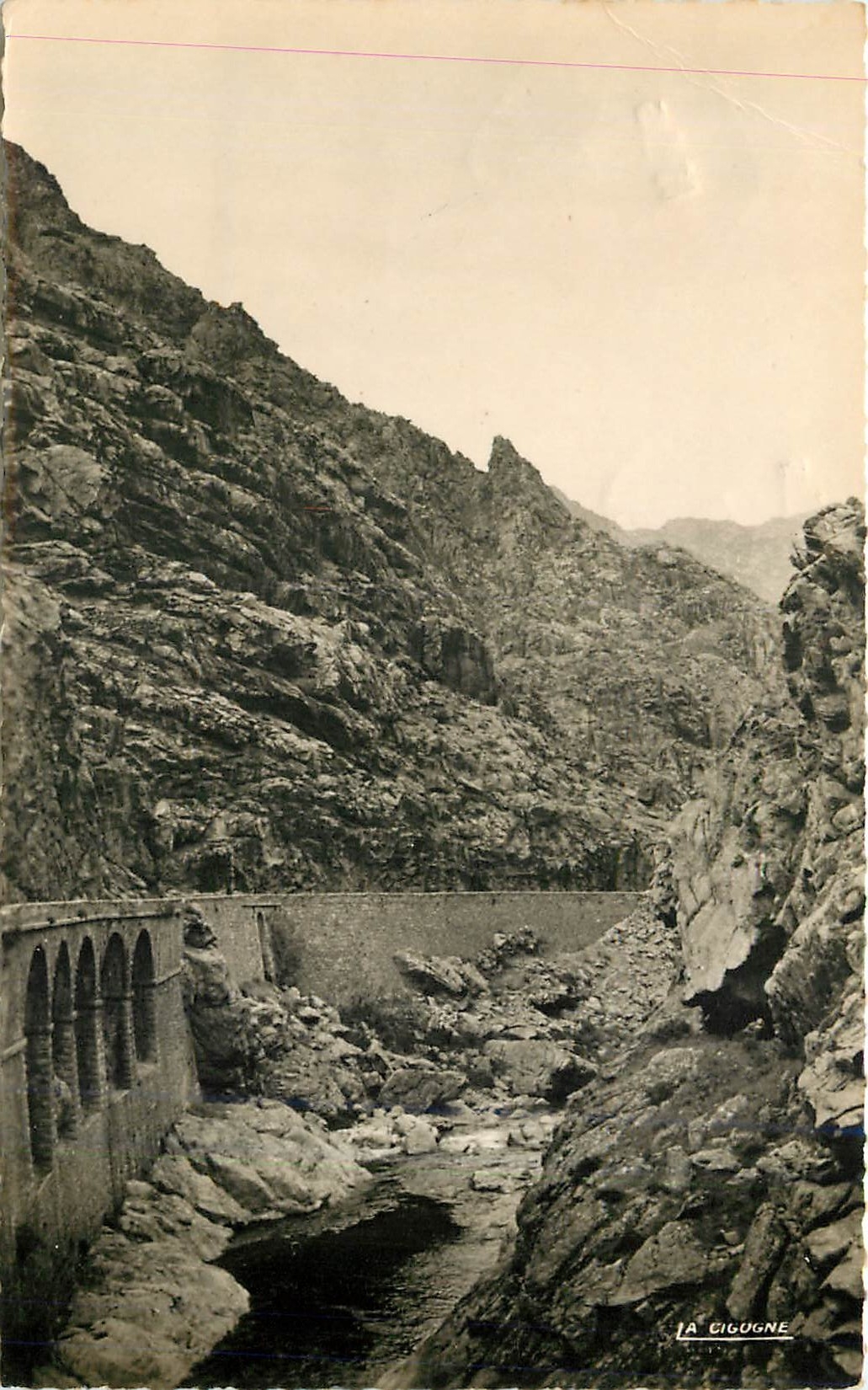 CPA LA SCALA DI SANTA REGINA (corse)