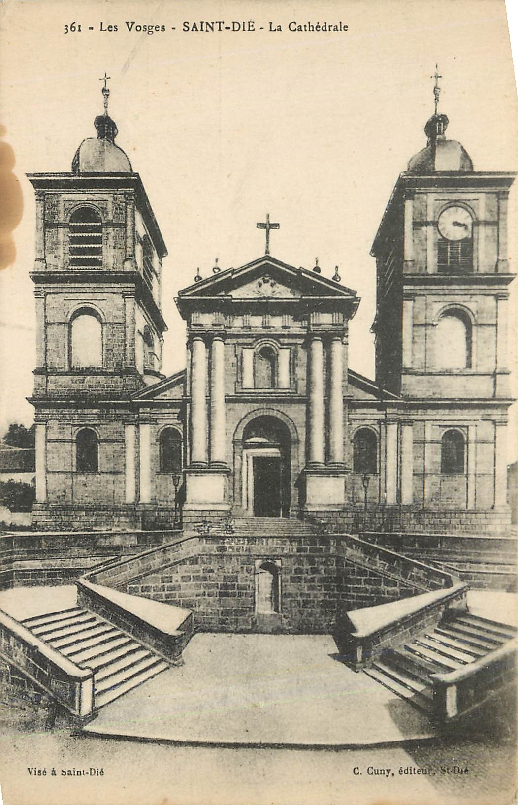 CPA Les Vosges-SAINT-DIE-La Cathedrale