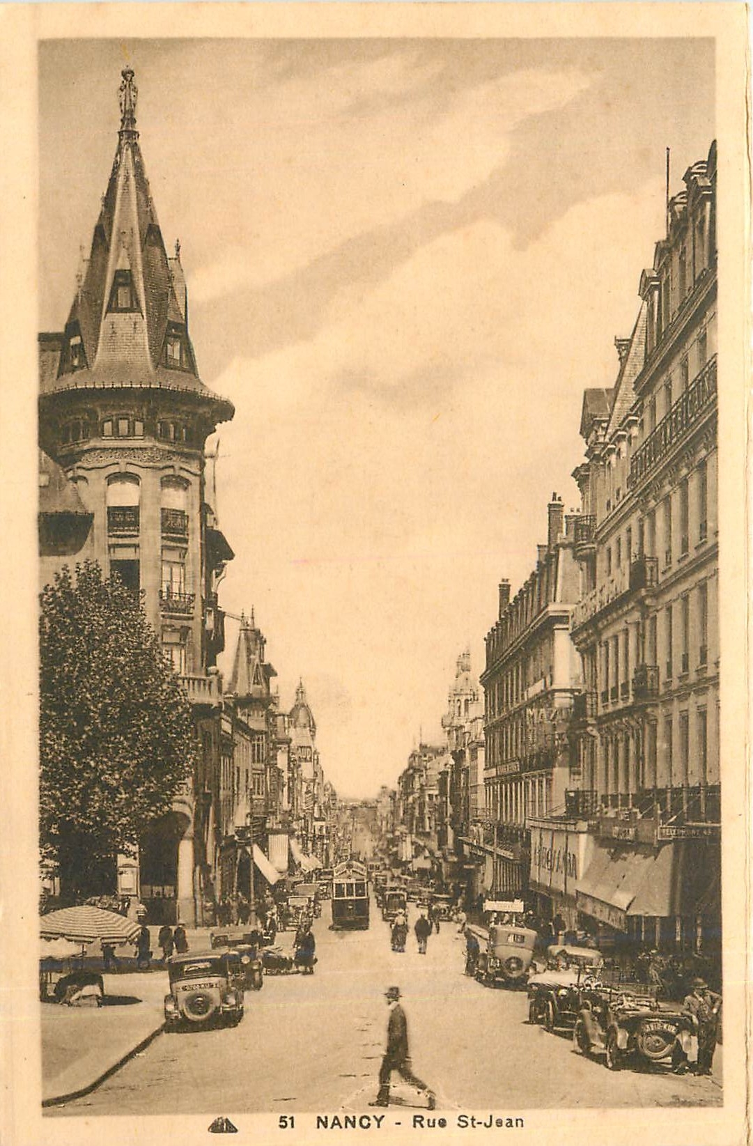 CPA NANCY-Rue St jean