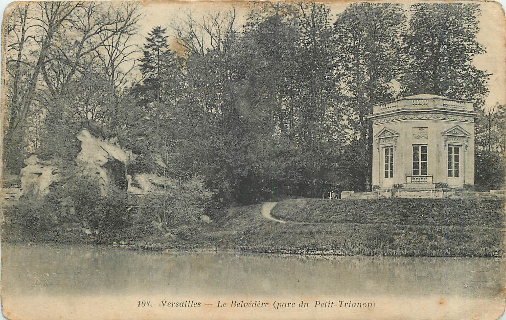 CPA Versailles Le Belvedere parc du Petit Trianon 