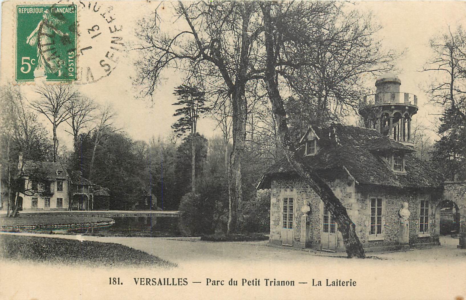 CPA Versailles Parc du Petit Trianon La Laiterie 