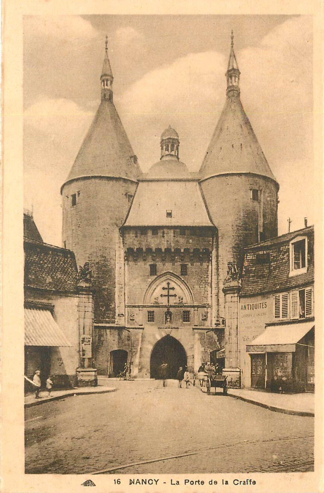 CPA Nancy La Porte de la Craffe 