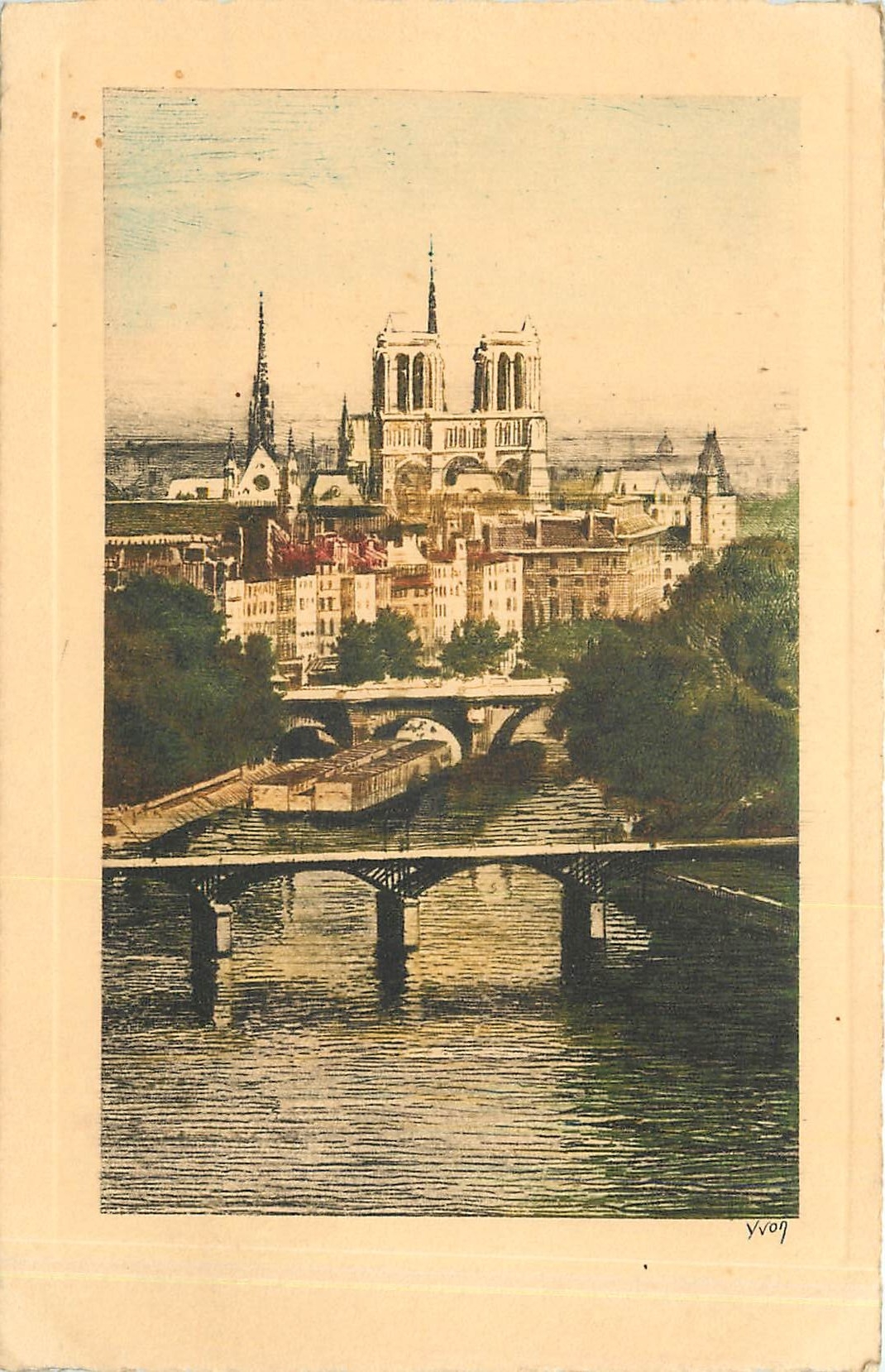 CPA Paris La Cite Notre Dame