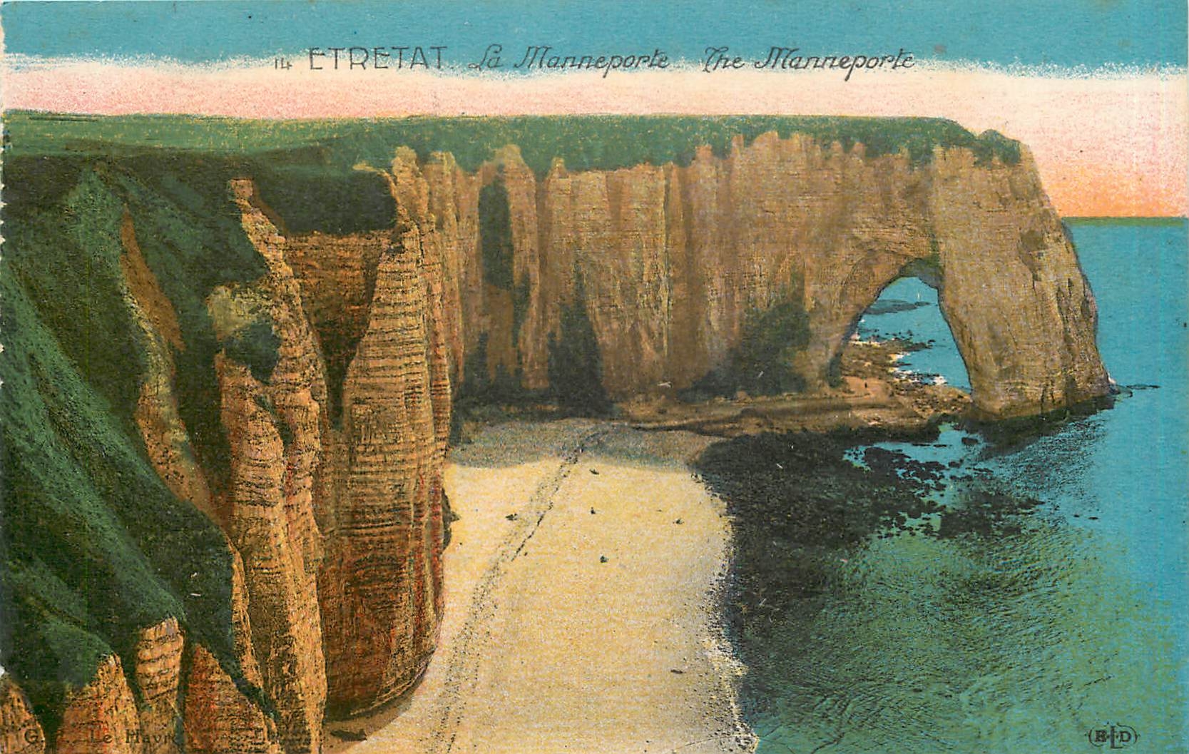 CPA Etretat La Manneporte 