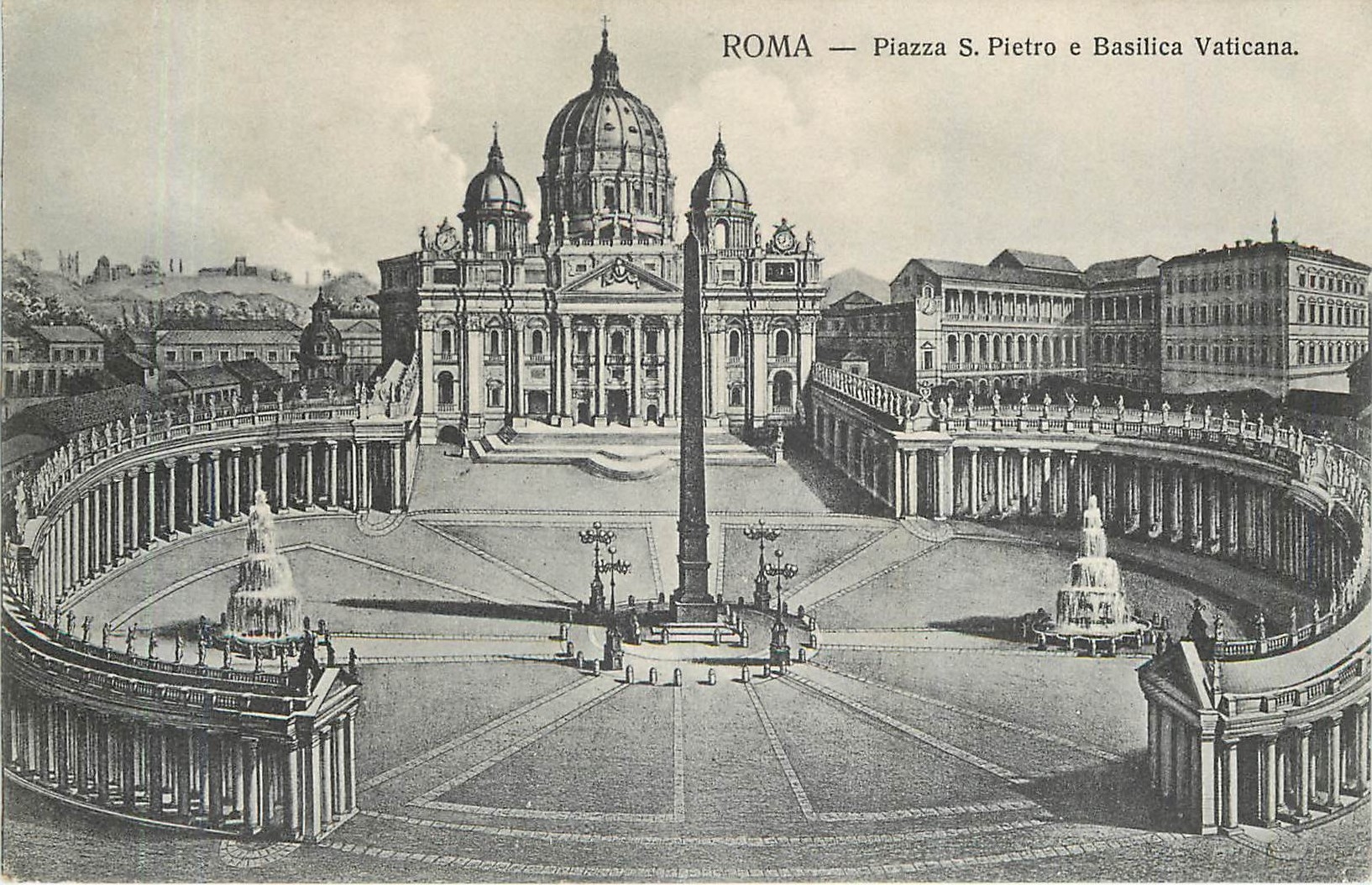 CPM Roma Piazza S Pietro e Basilica Vaticana