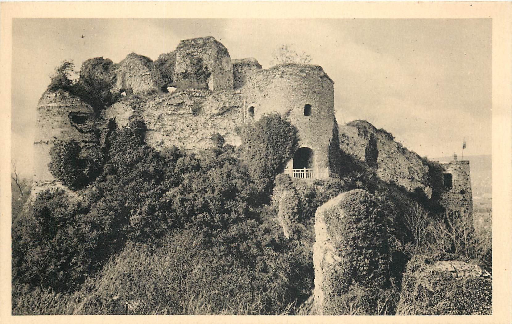 CPA Chateau d'Arques la Bataille SI Face Sud Est