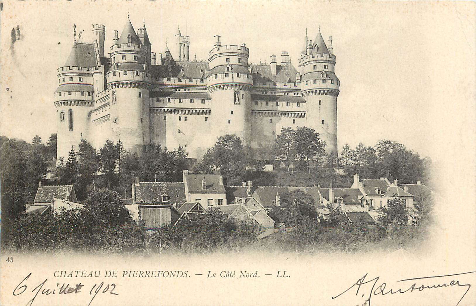 CPA Chateau de Pierrefonds Le Cote Nord