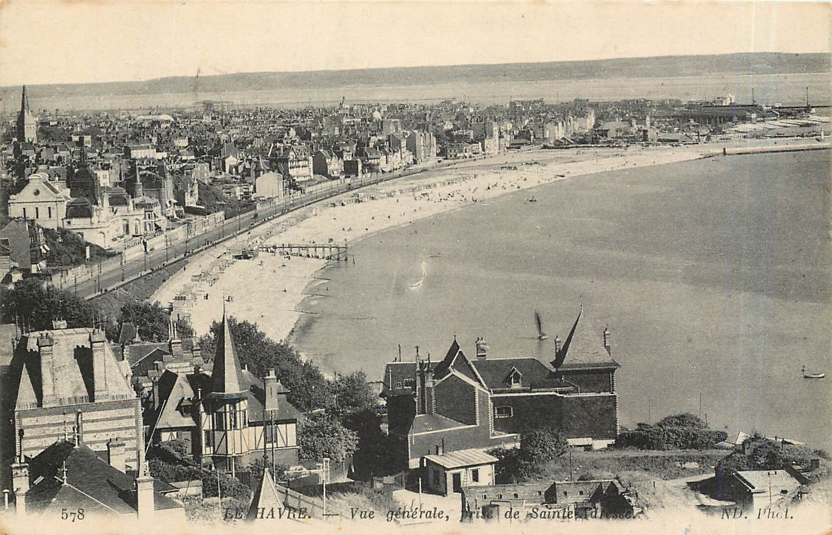CPA La Havre Vue generale prise de Saint Teresse