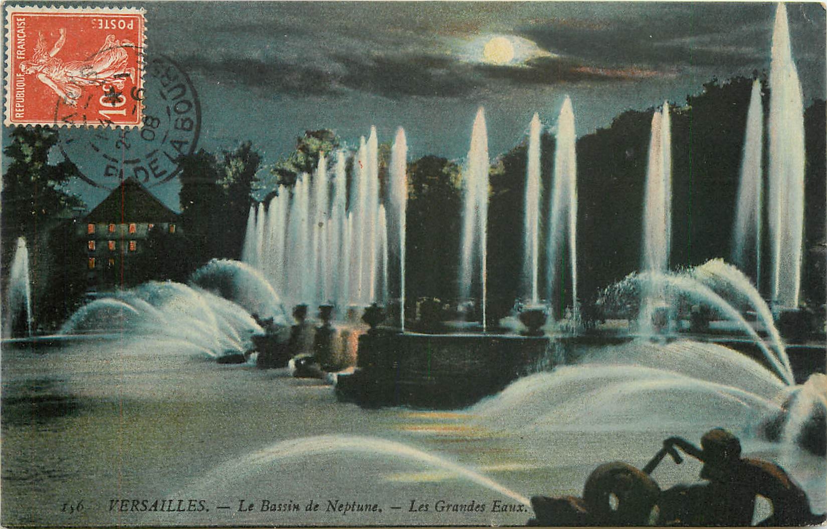 CPA Versailles Le Bassin de Neptune Les Grandes Eaux 