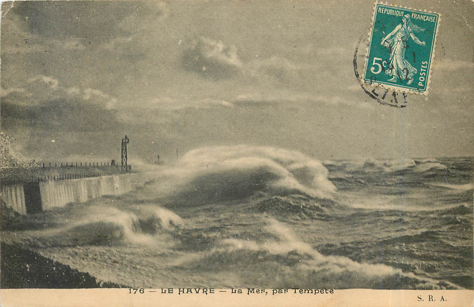 CPA Le Havre La Mer par Temete 