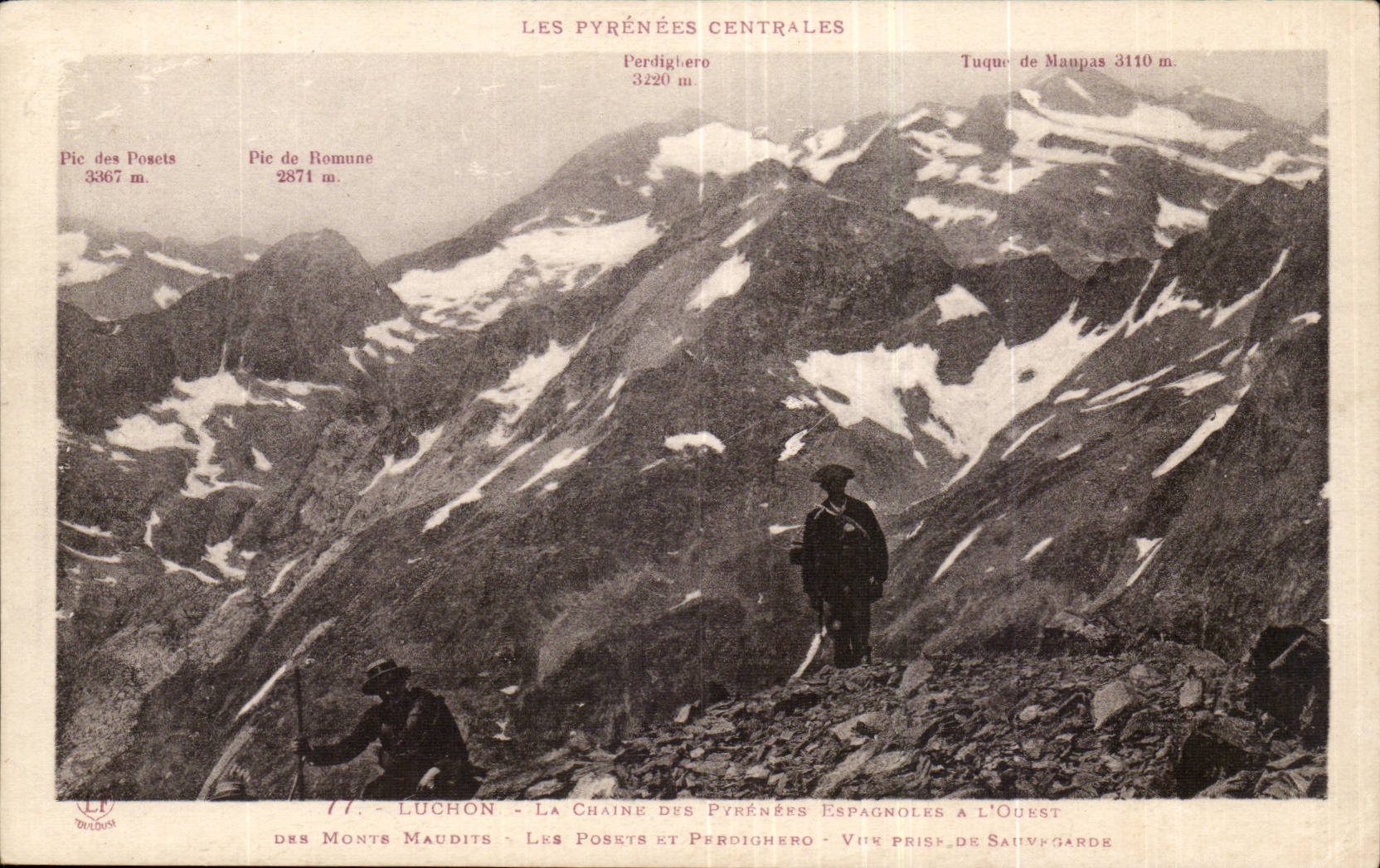 Luchon - Mounts Curse - Pyranees Centrales - CPA