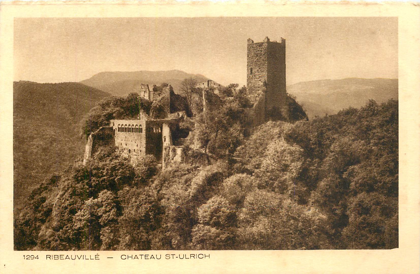 CPA Ribeauville Chateau St Ulrich 
