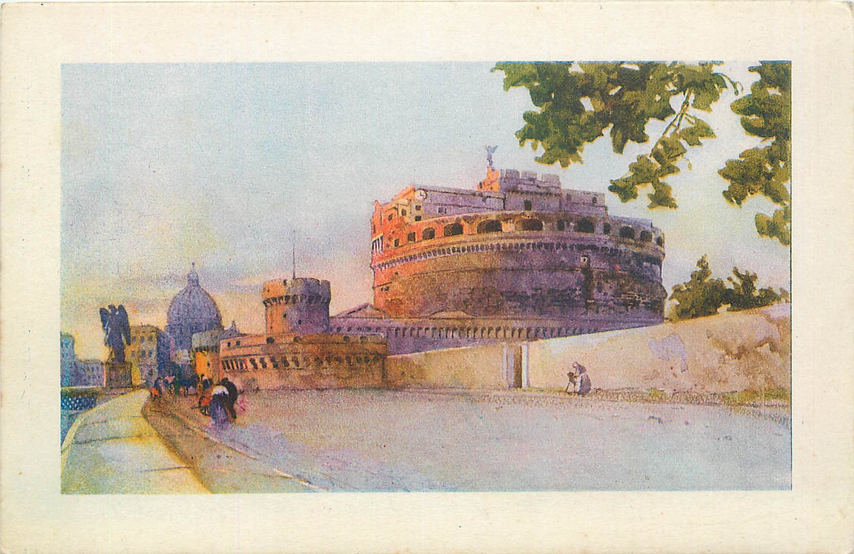 CPA Roma S Pietro e Castel S Angelo