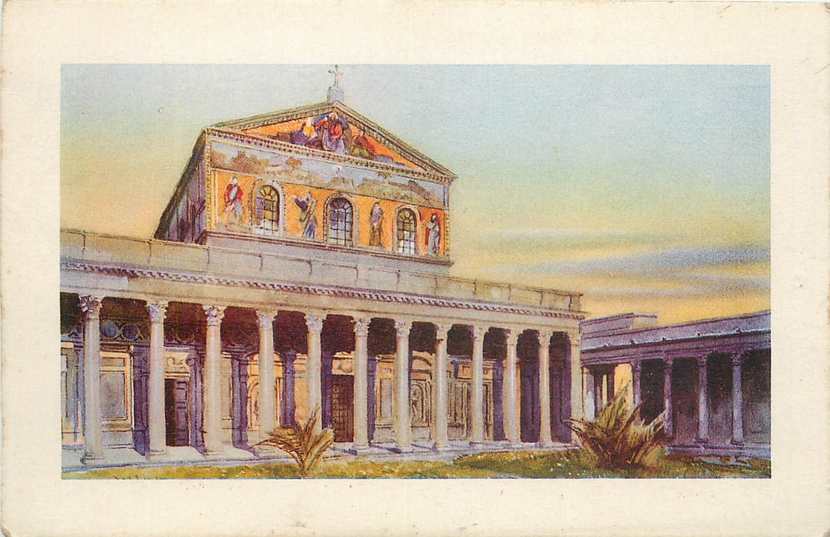 CPA Roma Basilica di S Paolo 