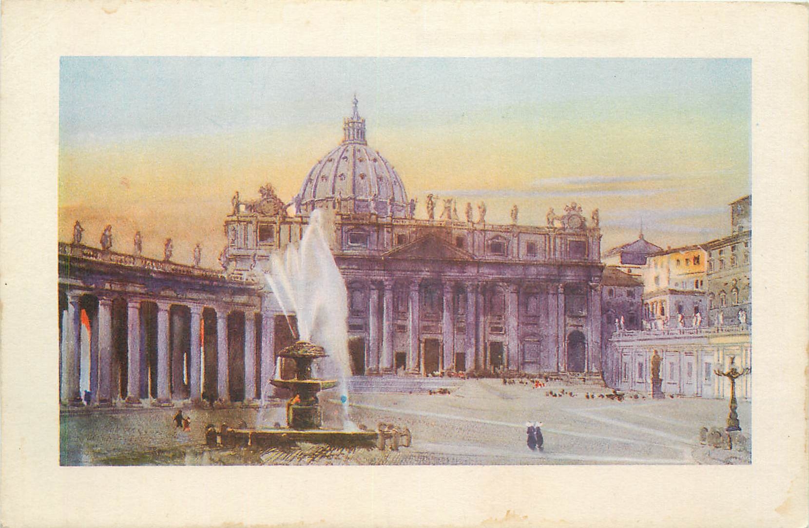 CPA Roma Basilica di S Pietro 