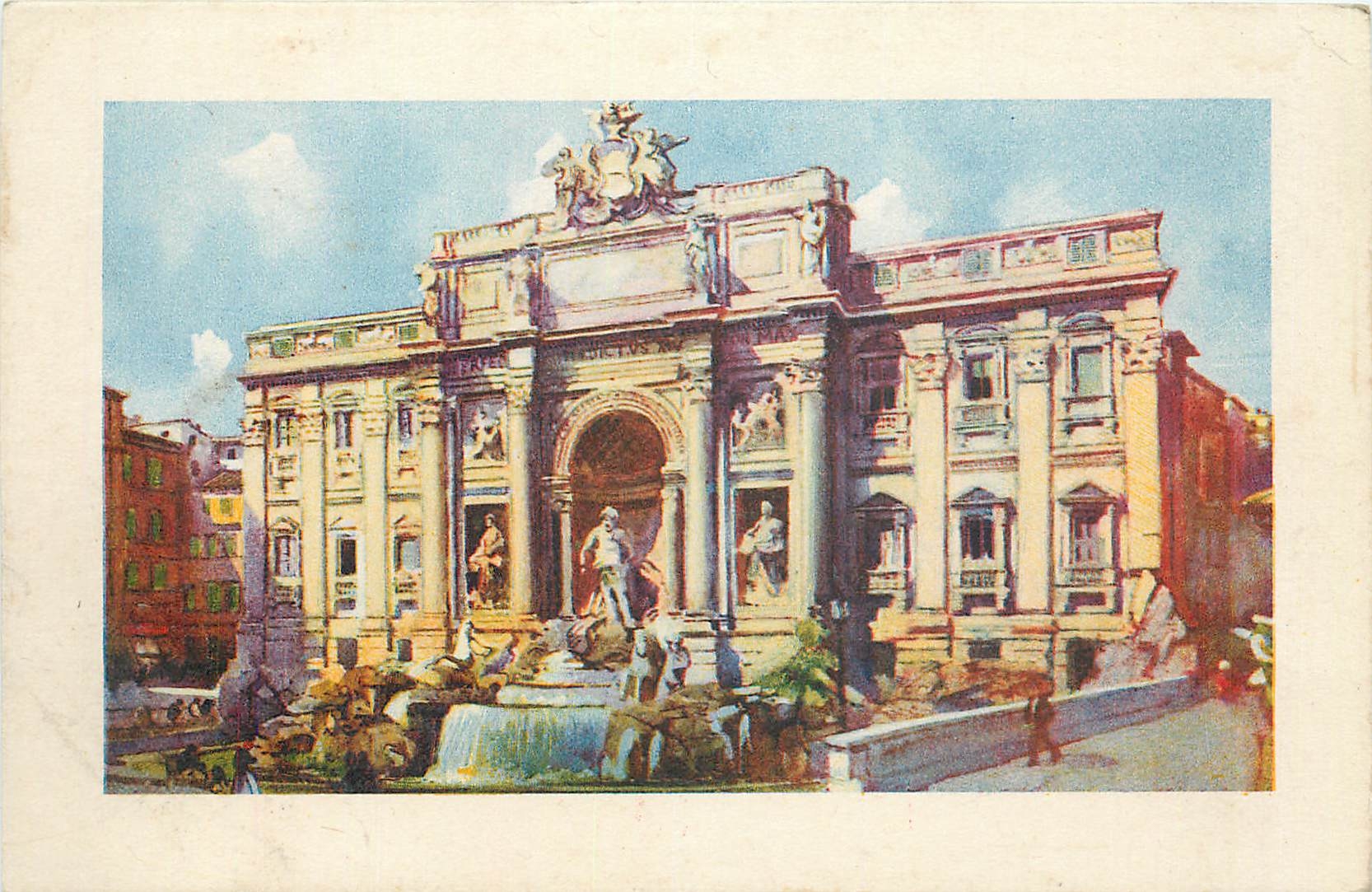 CPA Roma Fontana di Trevi 