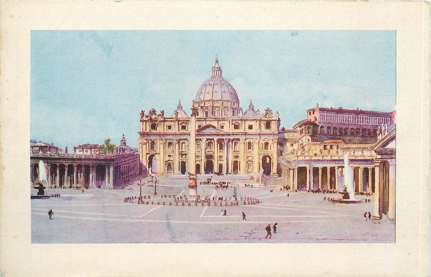 CPA Roma Piazza e Basilica di S Pietro 