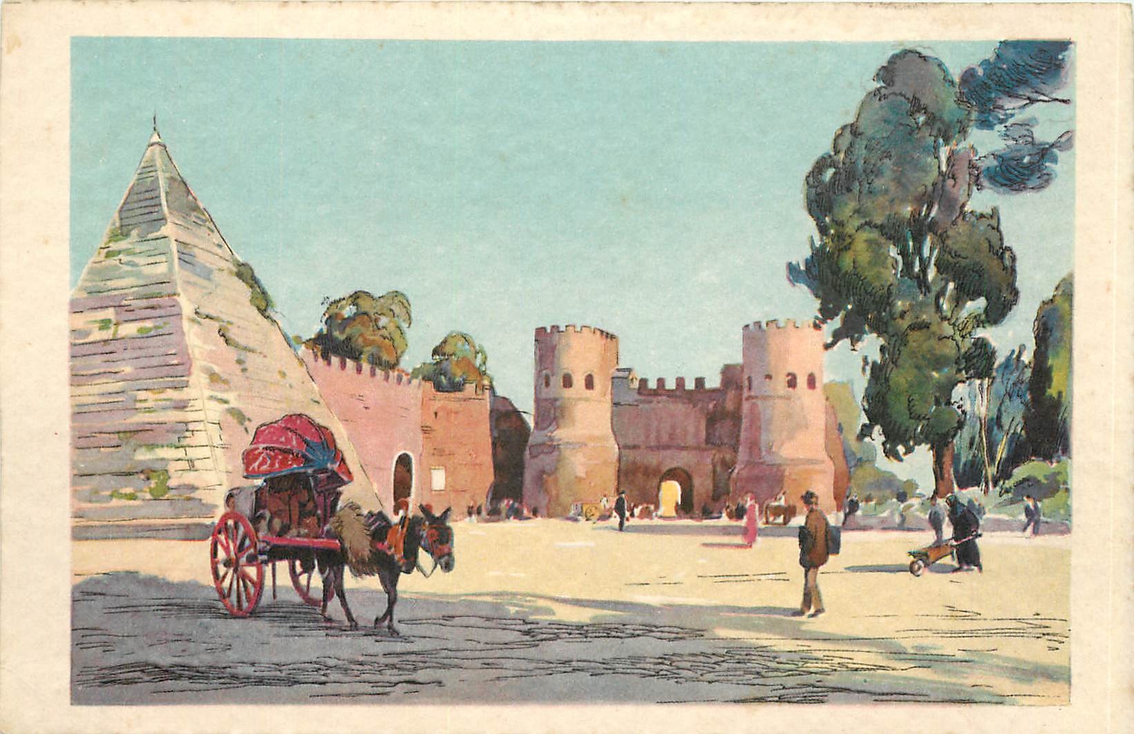 CPA Roma Piramide di Caio Cestio 