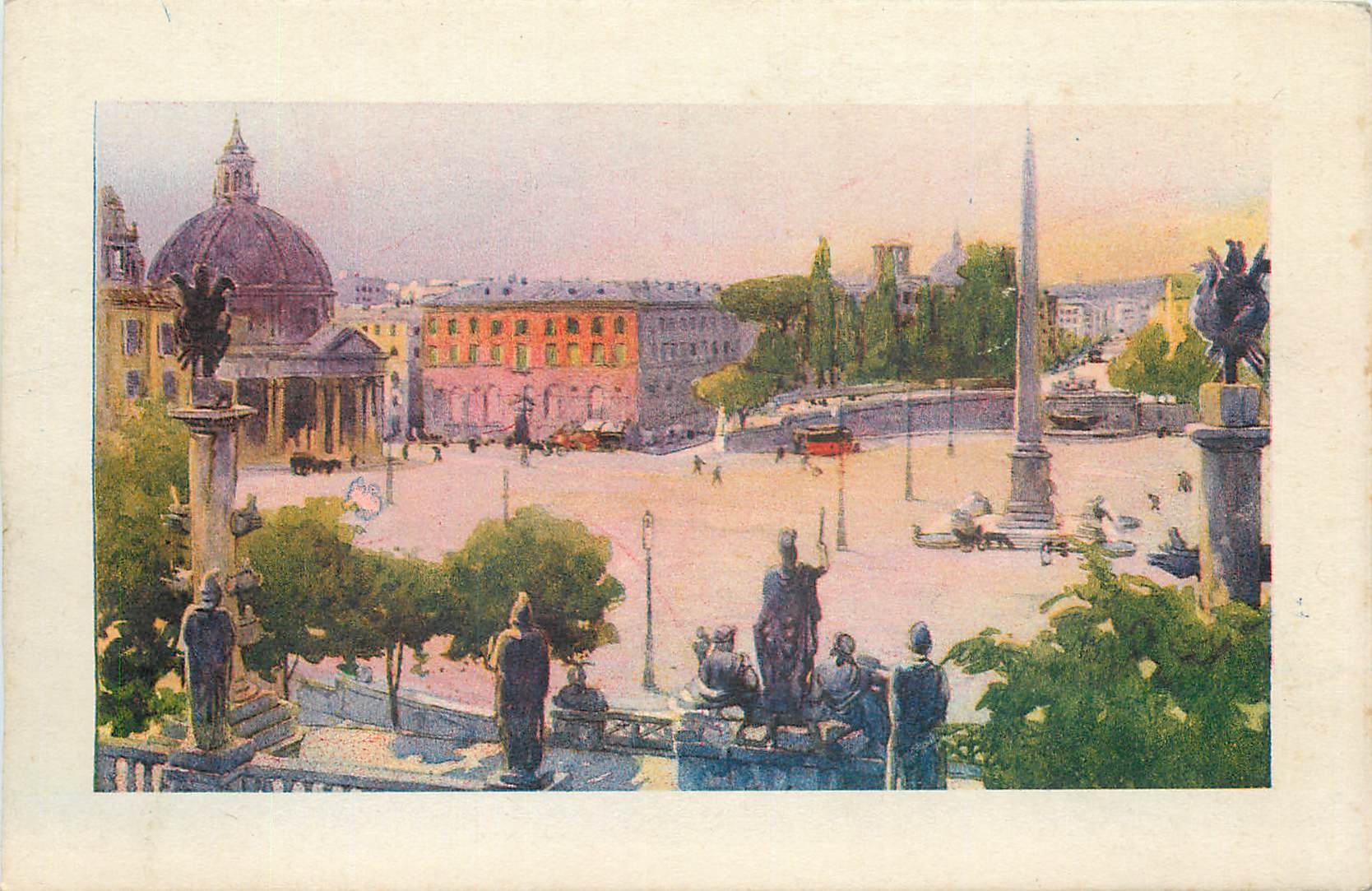 CPA Roma Piazza de Popolo 