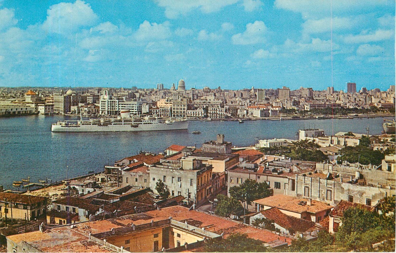 CPA La Havane vue de Casablanca 