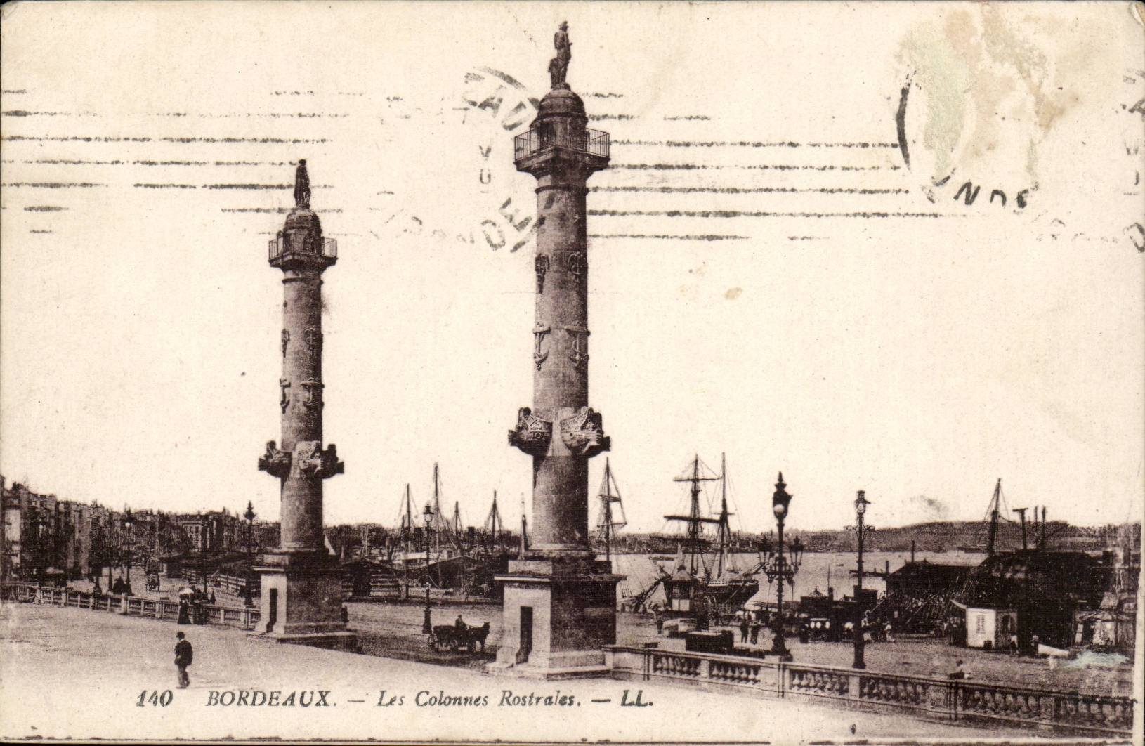 Bordeaux CPA die Spalten rostrales