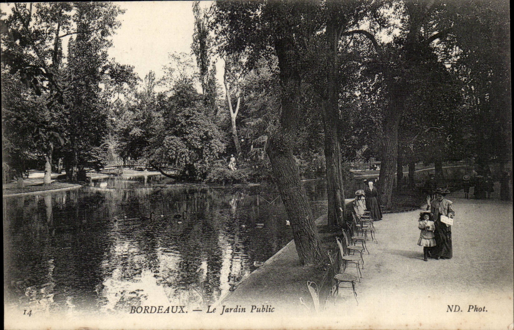 Bordeaux CPA the public garden